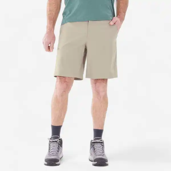 Bild 1 von QUECHUA Wandershorts Herren - MH100 beige