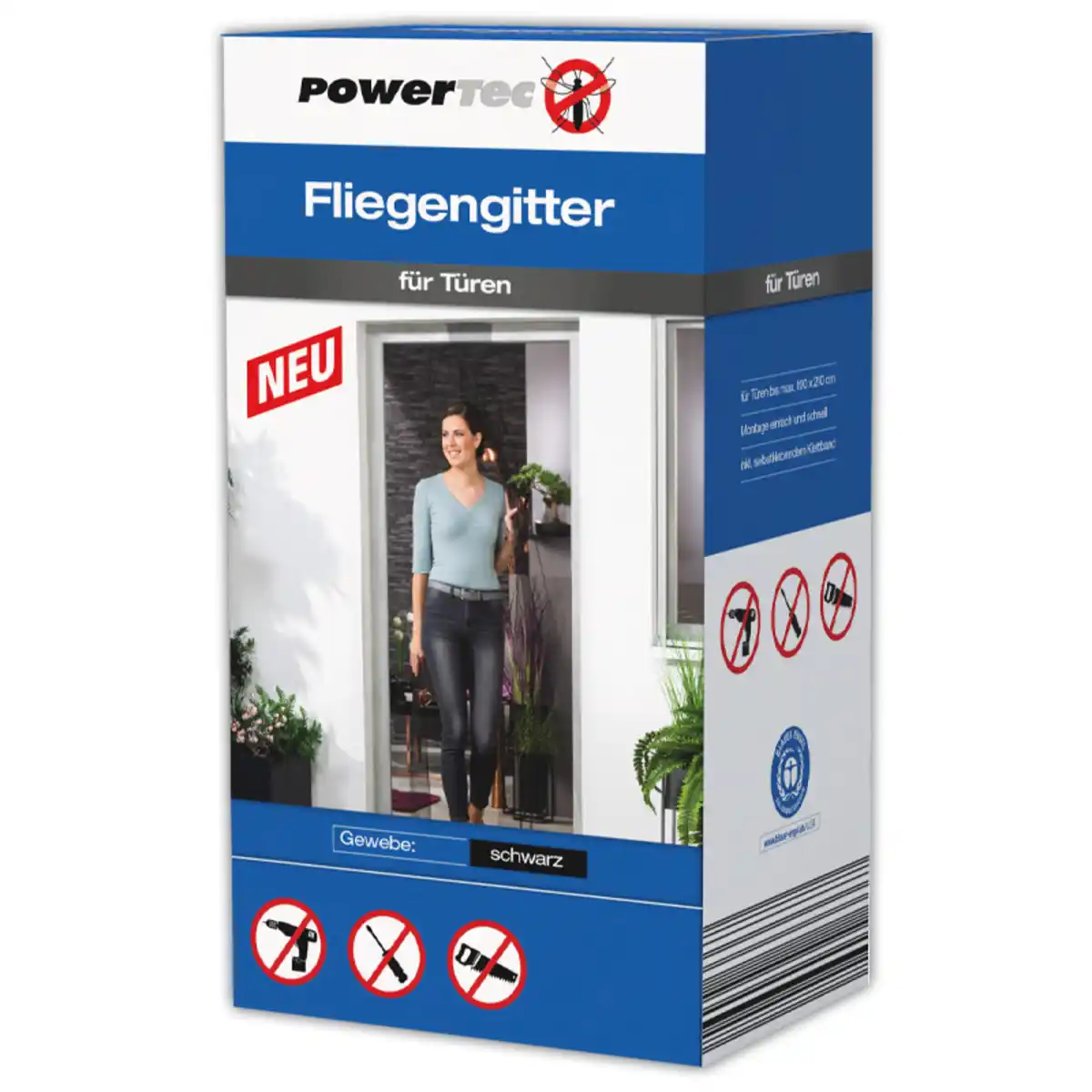 Bild 1 von Powertec Insect Fliegengitter für Türen