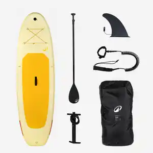 ITIWIT SUP Set Stand up Paddle aufblasbar 9'6 (bis 80 kg) - 100 gelb