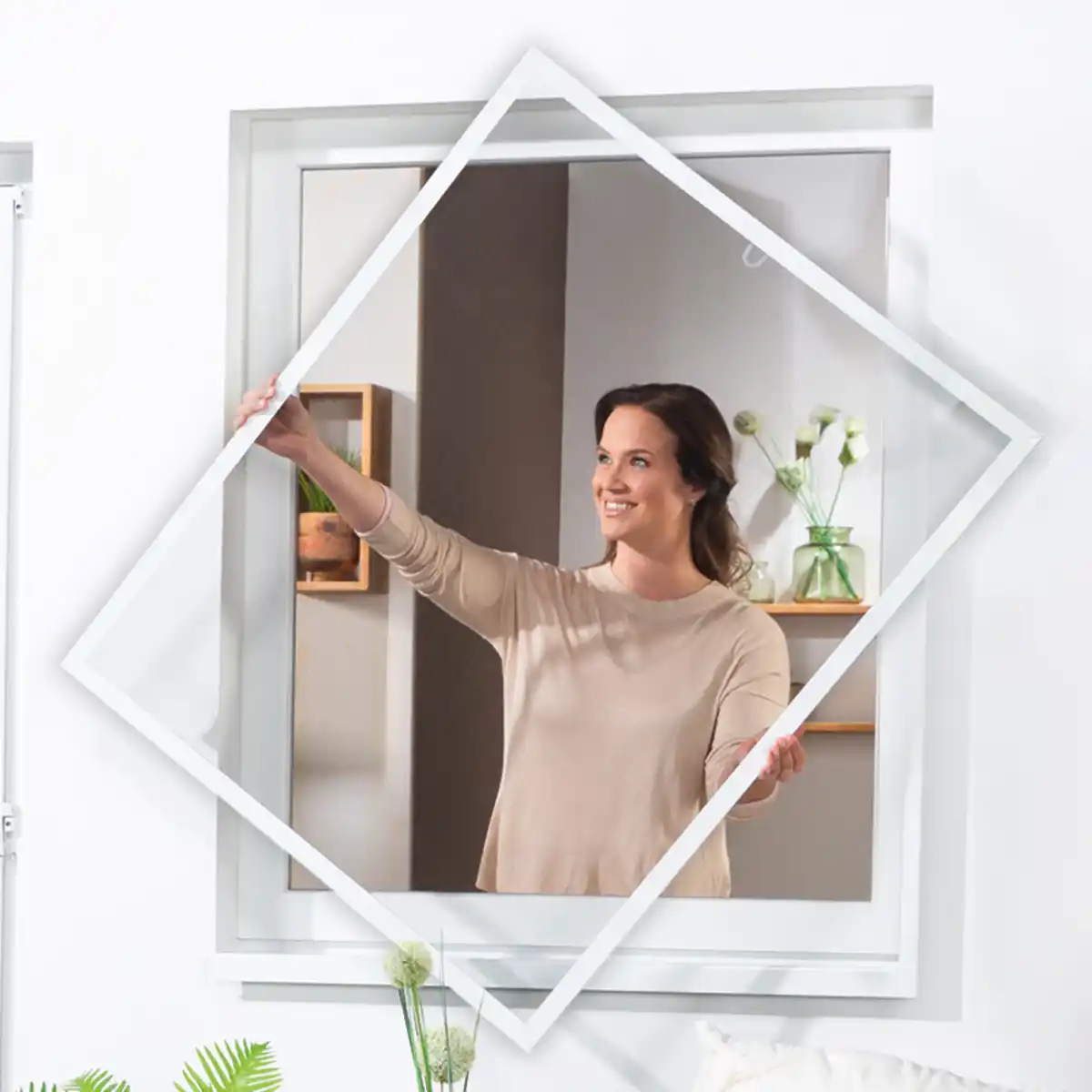 Bild 1 von Powertec Insect Aluminium-Fliegengitter-Bausatz "UltraSlim 5 mm"