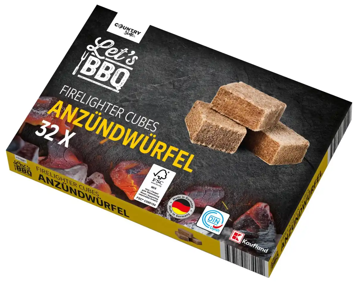 Bild 1 von COUNTRYSIDE® Öko-Anzündwürfel 32 St., 32-St.-Packg.