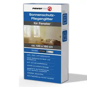 Powertec Insect Sonnenschutz-Fliegengitter für Fenster