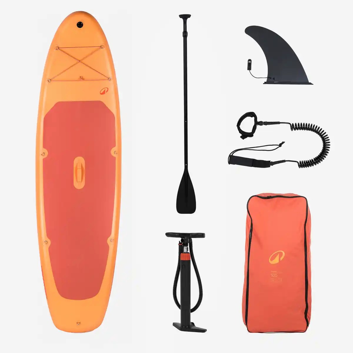Bild 1 von ITIWIT SUP Set Stand up Paddle aufblasbar 10'6 Limited Edition - 100 orange