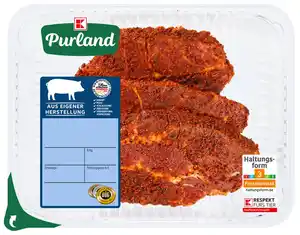 K-PURLAND Schweinenackensteak Texas Style, kg