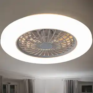 Brilo LED-Deckenleuchte/ -Ventilator 2in1