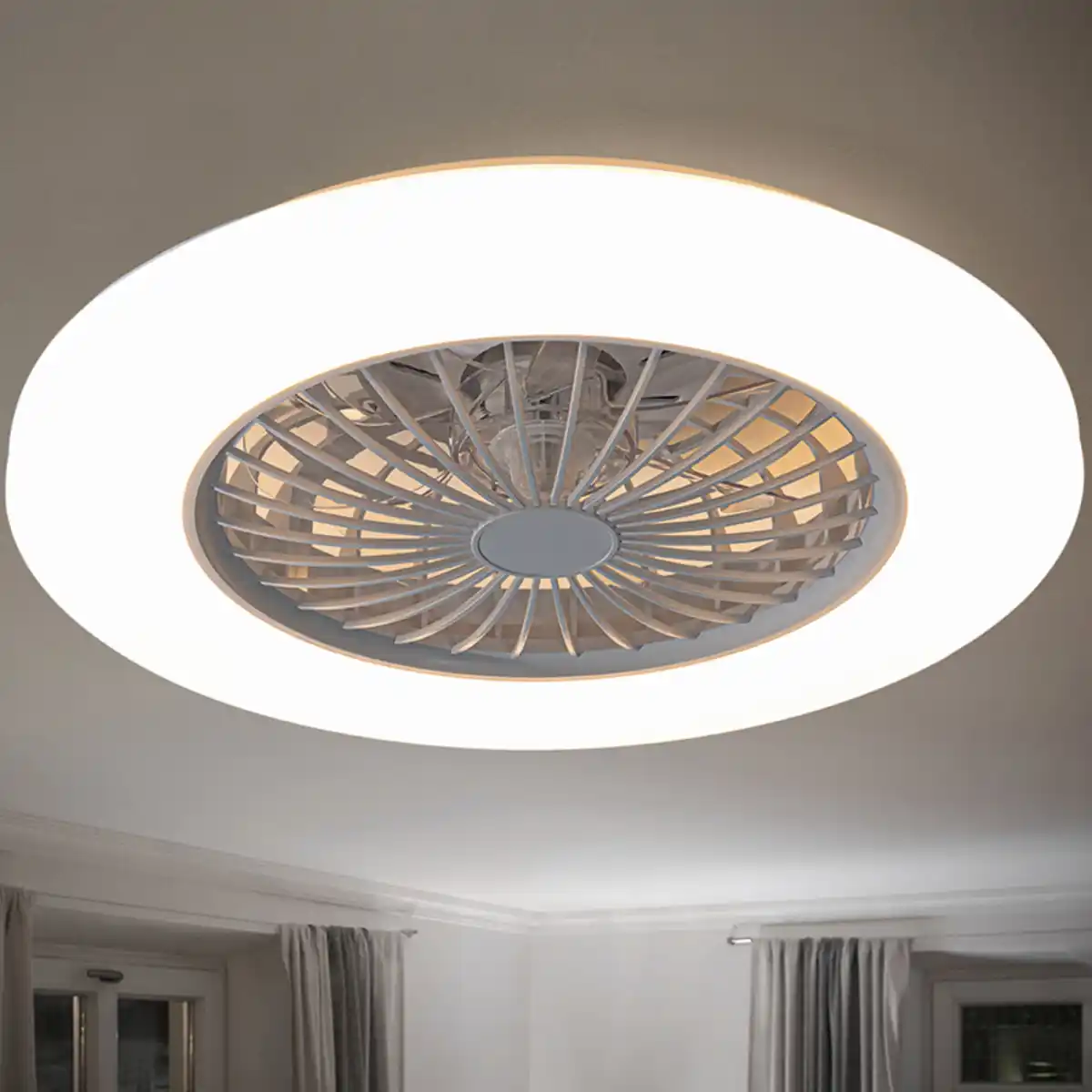 Bild 1 von Brilo LED-Deckenleuchte/ -Ventilator 2in1