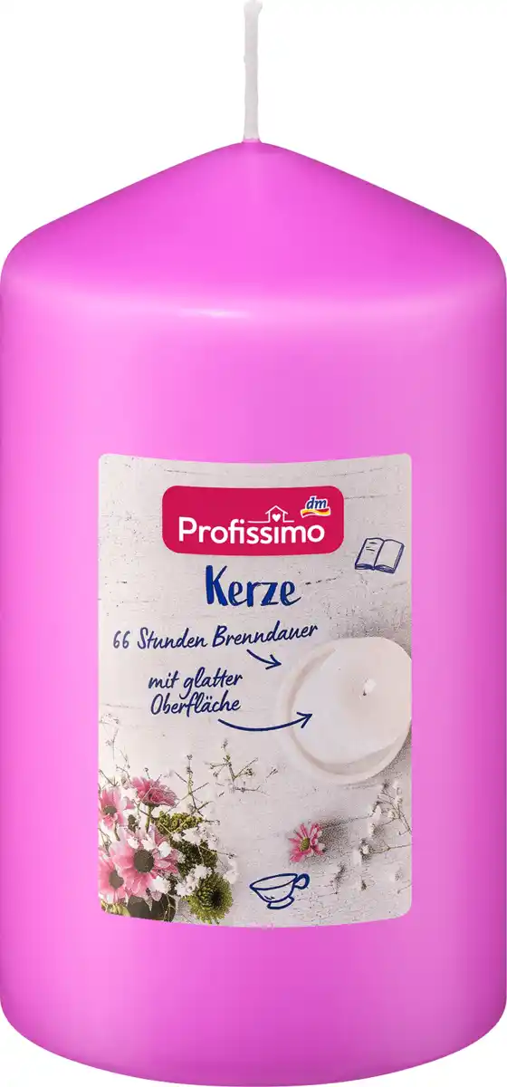 Bild 1 von Profissimo Stumpenkerze glatt 140/80 lila