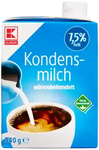 K-CLASSIC XXL-Kondensmilch 4 % Fett, 340-g-Packg.