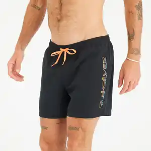 QUIKSILVER Boardshorts Surfen Herren kurz 15' Quiksilver Behind Waves schwarz