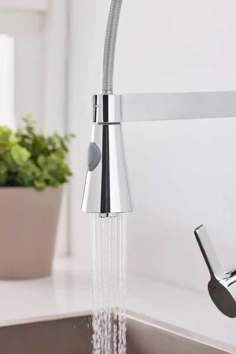 Bild 3 von LIV&BO® Einhebel-Spültischarmatur mit Edelstahl-Spiralfeder