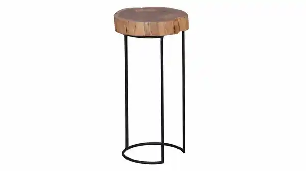 Bild 1 von Beistelltisch Akazie massiv lackiert rund 28 x 28 x 55 cm - ACAS