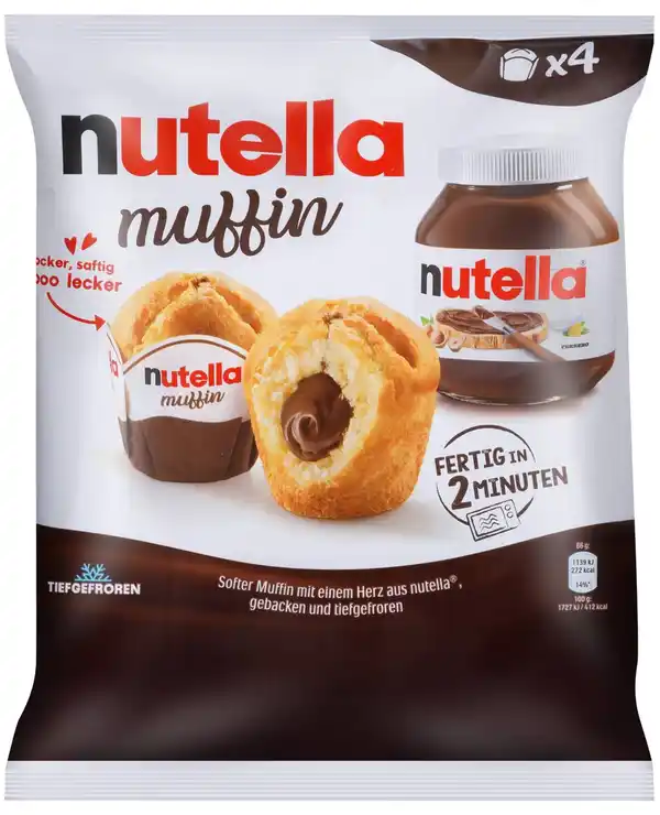 Bild 1 von NUTELLA Muffins, 4 St. = 264-g-Packg.