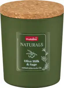 Profissimo Duftkerze im Glas Olive Milk & Sage