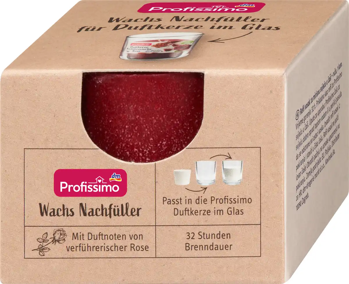 Bild 1 von Profissimo Wachs Nachfüller für Duftgläser verführerische Rose
