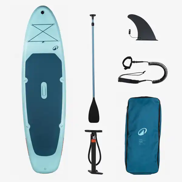 Bild 1 von ITIWIT SUP Set Stand up Paddle aufblasbar 10'6 - 100 blau