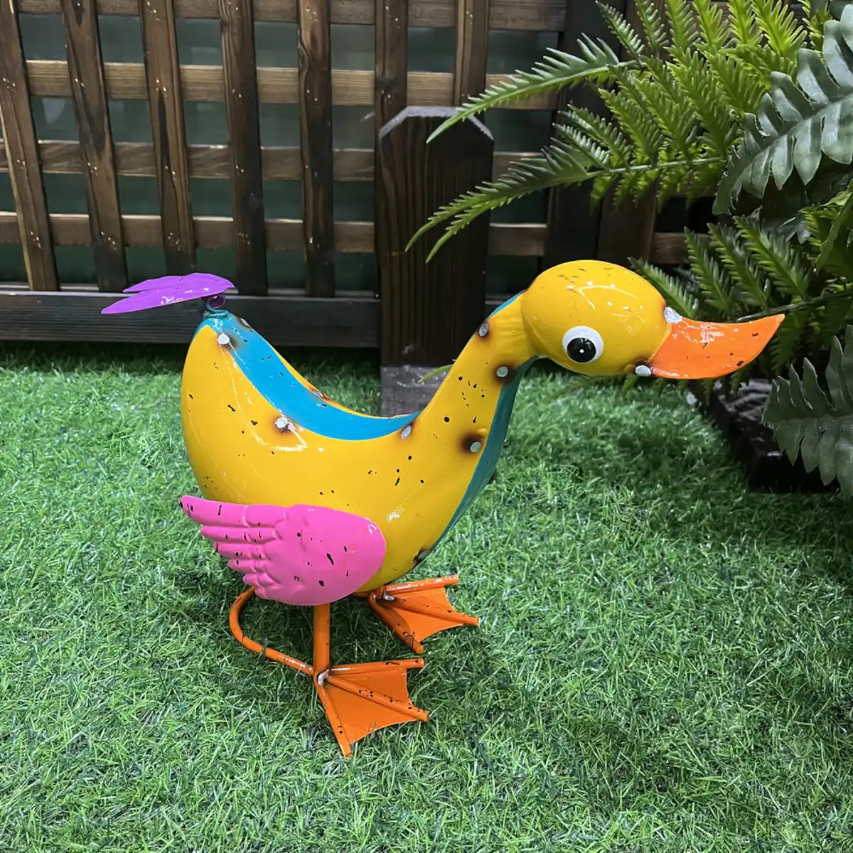 Bild 4 von Metallente, ca. 32,5 x 14 x 24,5 cm – Multicolor