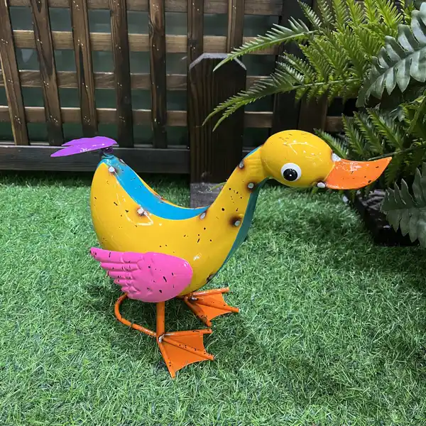 Bild 4 von Metallente, ca. 32,5 x 14 x 24,5 cm – Multicolor