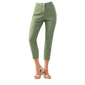High-Waist 7/8- Hose für Damen