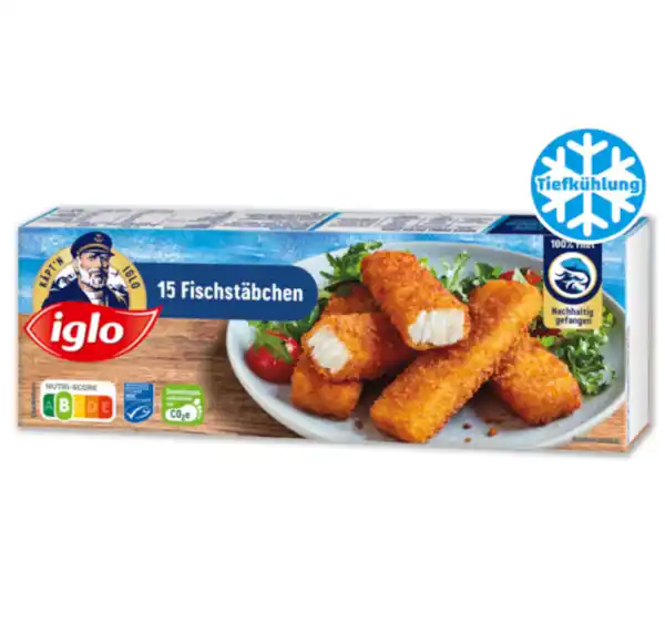 Bild 1 von IGLO 15 Fischstäbchen