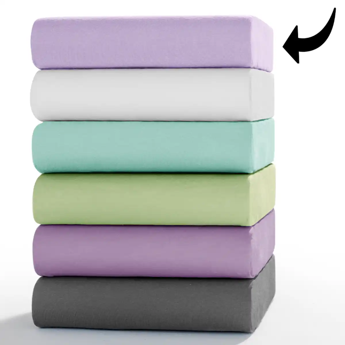 Bild 1 von Mikrofaser-Interlock Spannbetttuch, ca. 140 - 160 x 200 cm 