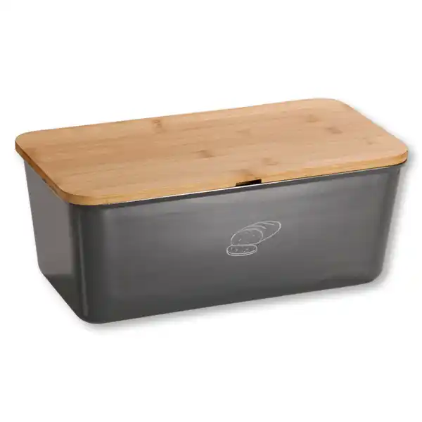 Bild 1 von Brotbox, aus Melamin, grau, FSC