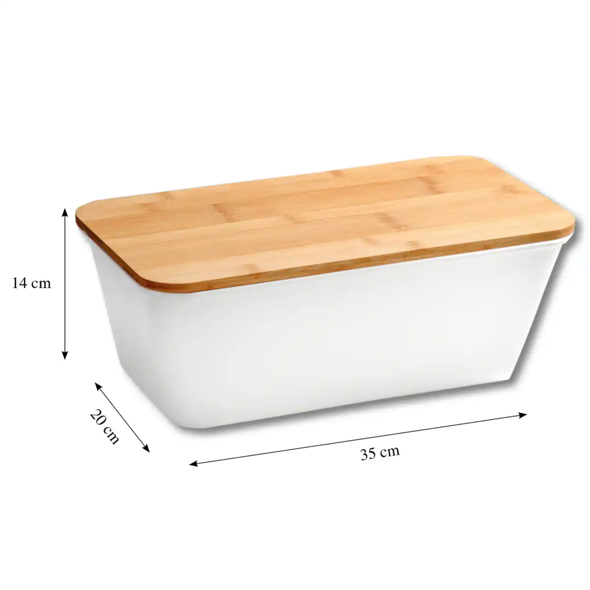 Bild 4 von Brotbox, Kunststoff (PP), weiß, FSC