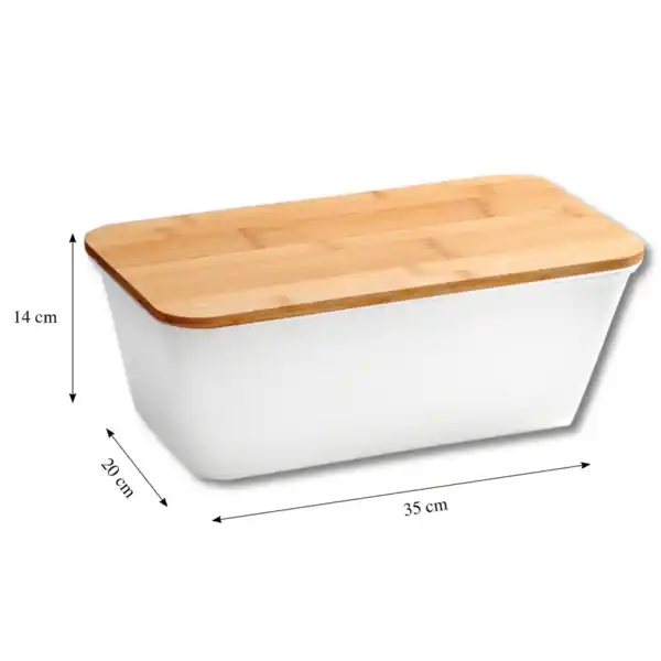 Bild 4 von Brotbox, Kunststoff (PP), weiß, FSC