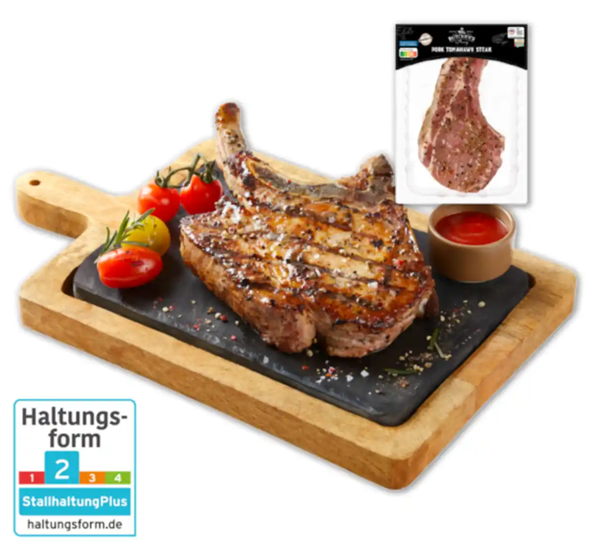 Bild 1 von BUTCHER’S Frisches Pork Tomahawk Steak*