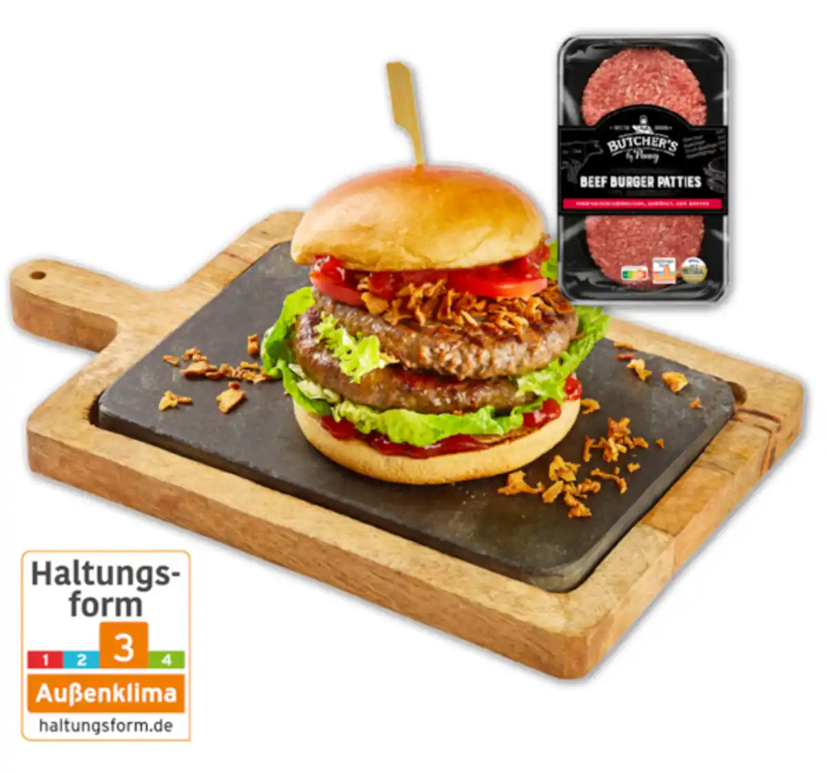 Bild 1 von BUTCHER’S Frische Beef Burger Patties