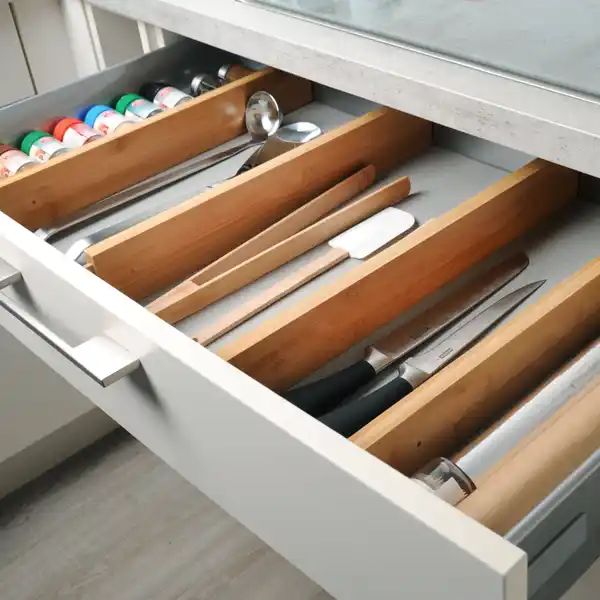 Bild 3 von Schubladentrenner, 4er Pack, Bambus