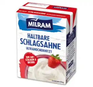 MILRAM Haltbare Schlagsahne*