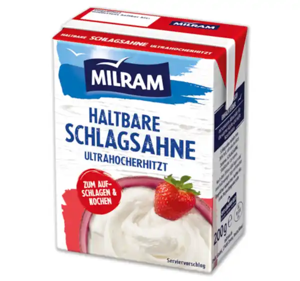 Bild 1 von MILRAM Haltbare Schlagsahne*