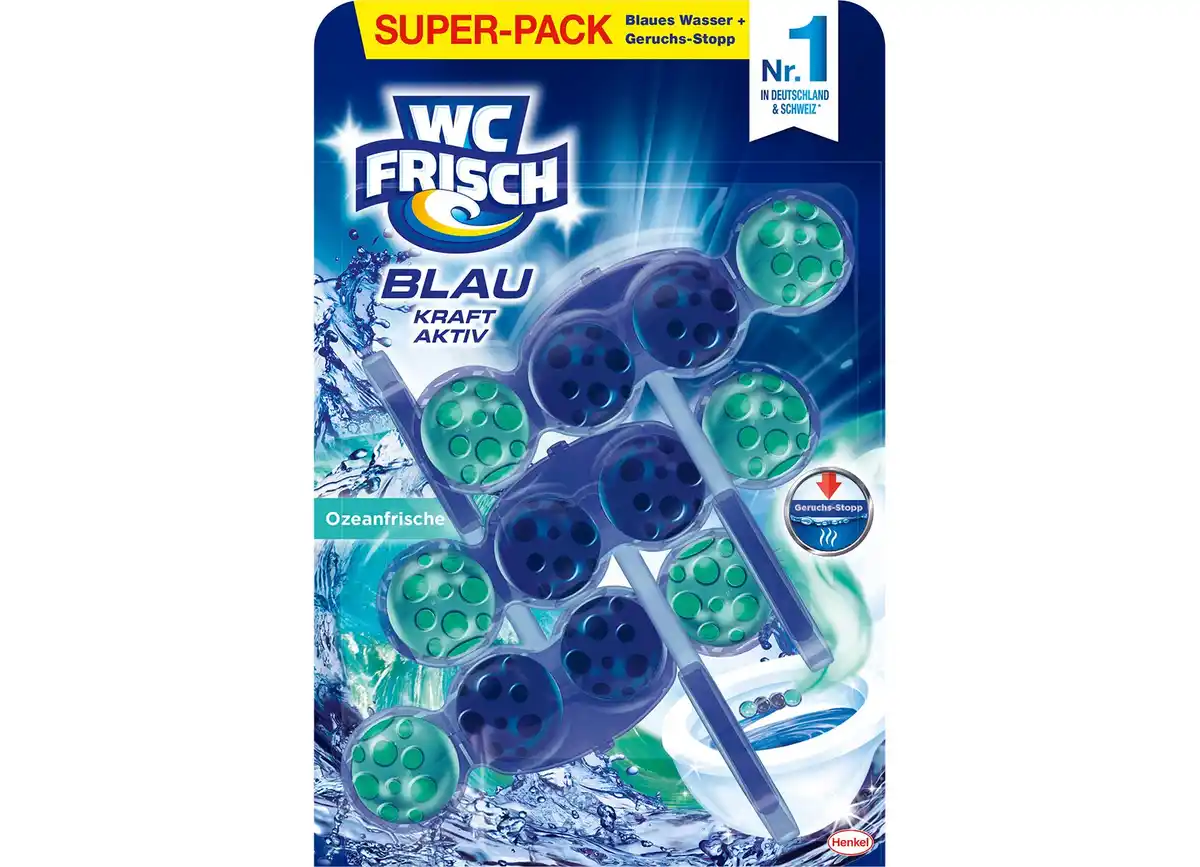 Bild 1 von WC Frisch Blau Kraft-Aktiv Duftspüler