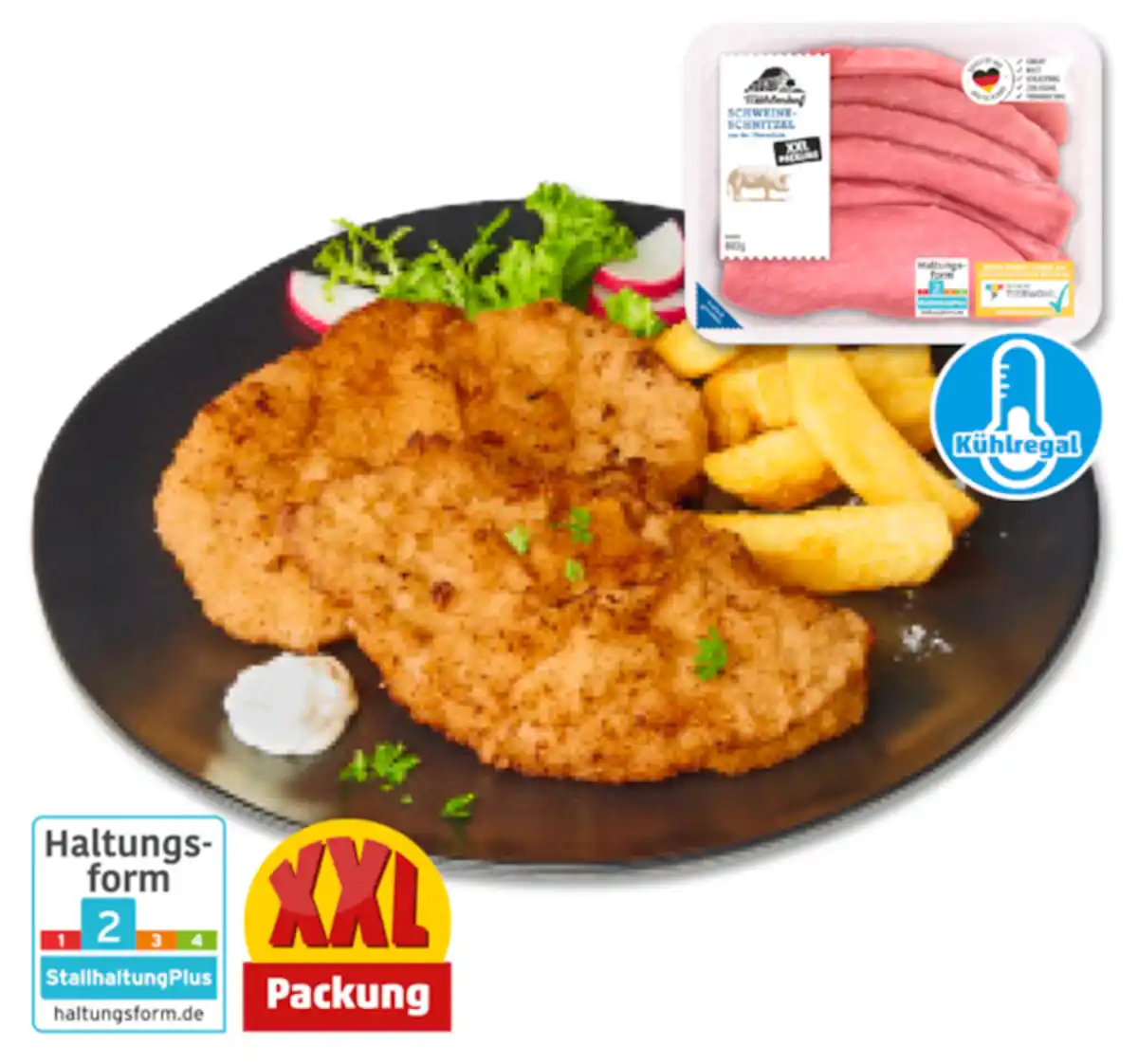 Bild 1 von MÜHLENHOF Frische Schweine-Schnitzel*