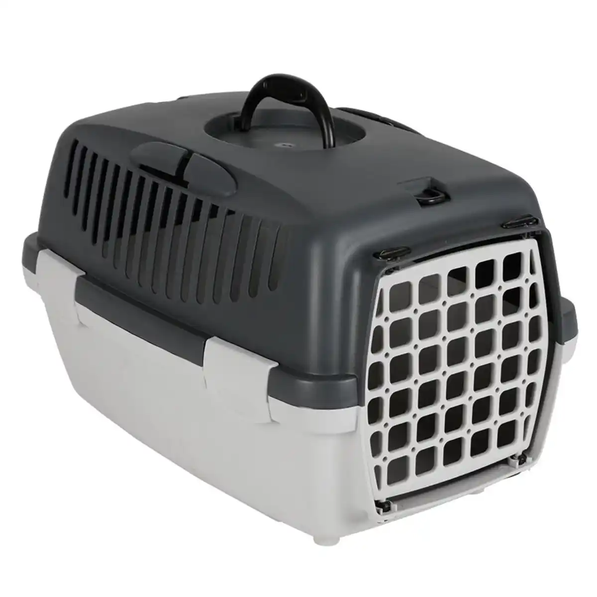 Bild 1 von Tier-Transportbox 48x32x31cm Klassische Tier-Transportbox aus Kunststoff zum einfachen Transport Ihrer Haustiere.