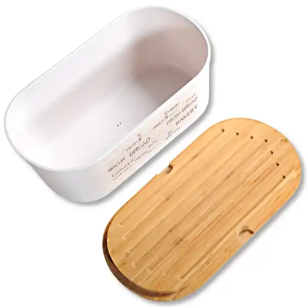 Bild 2 von Brotbox, weiß, FSC