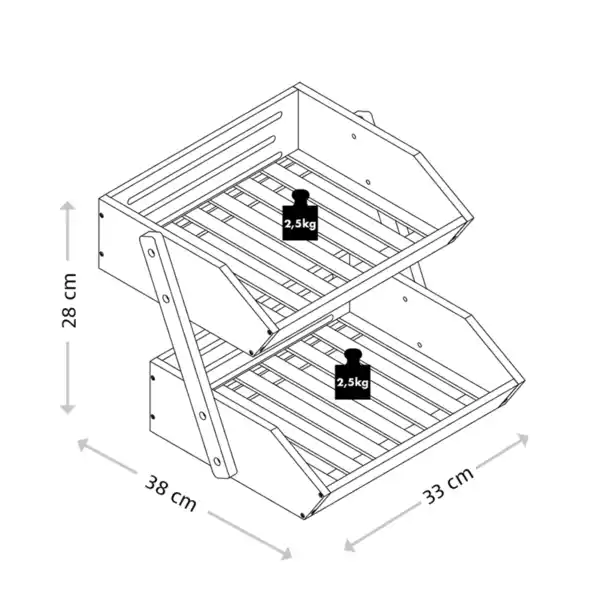 Bild 3 von Küchenregal, Bambus, FSC