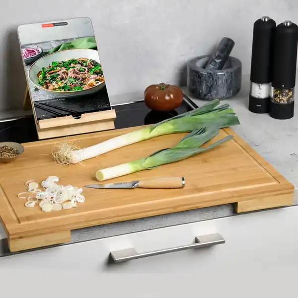 Bild 3 von 4er Set Schneidebrett, dunkeler Bam, FSC