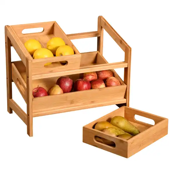 Bild 2 von Küchen-/Aufbewahrungsregal, Bambus, FSC