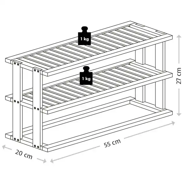 Bild 4 von Küchenregal, Bambus, FSC