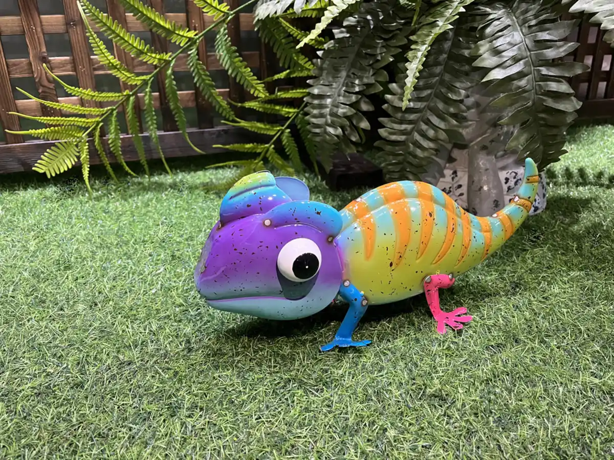 Bild 2 von Metalleidechse, ca. 34 x 11 x 16 cm – Multicolor