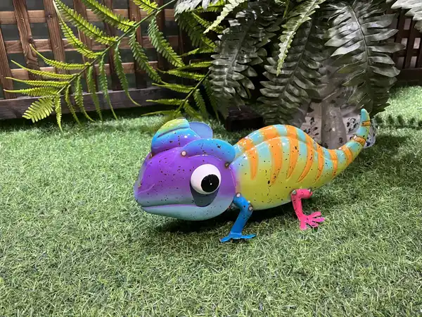 Bild 2 von Metalleidechse, ca. 34 x 11 x 16 cm – Multicolor