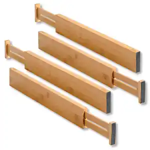 Schubladentrenner, 4er Pack, Bambus