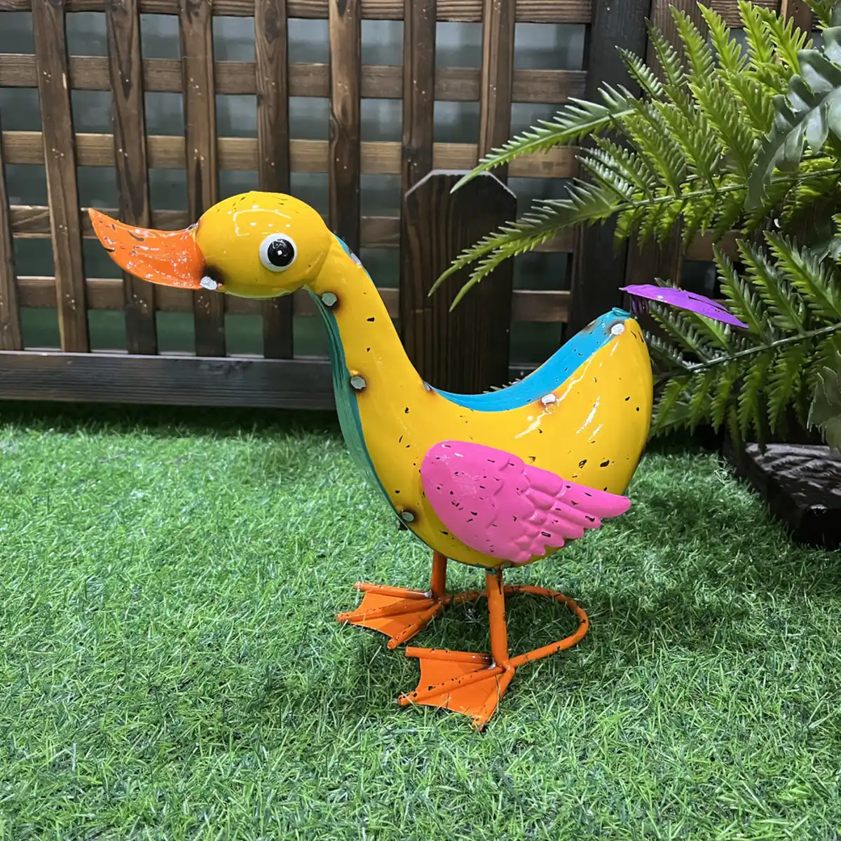 Bild 3 von Metallente, ca. 32,5 x 14 x 24,5 cm – Multicolor