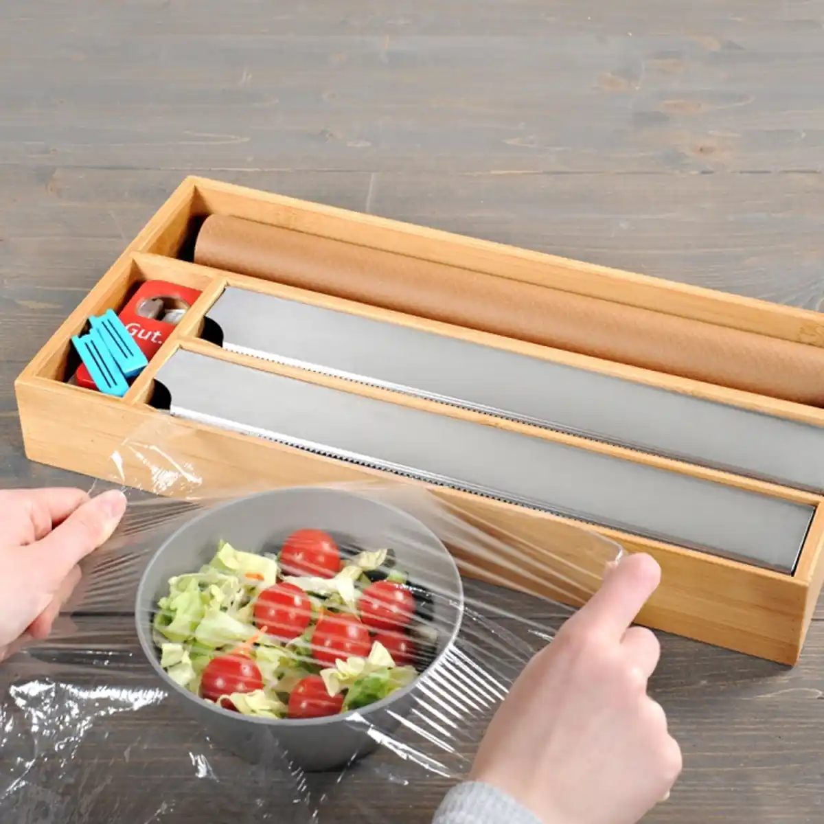 Bild 4 von Folienspender, Bambus, FSC