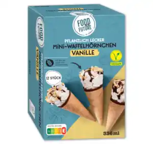 FOOD FOR FUTURE Mini-Waffelhörnchen*