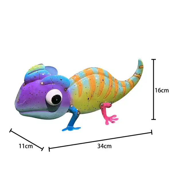 Bild 3 von Metalleidechse, ca. 34 x 11 x 16 cm – Multicolor