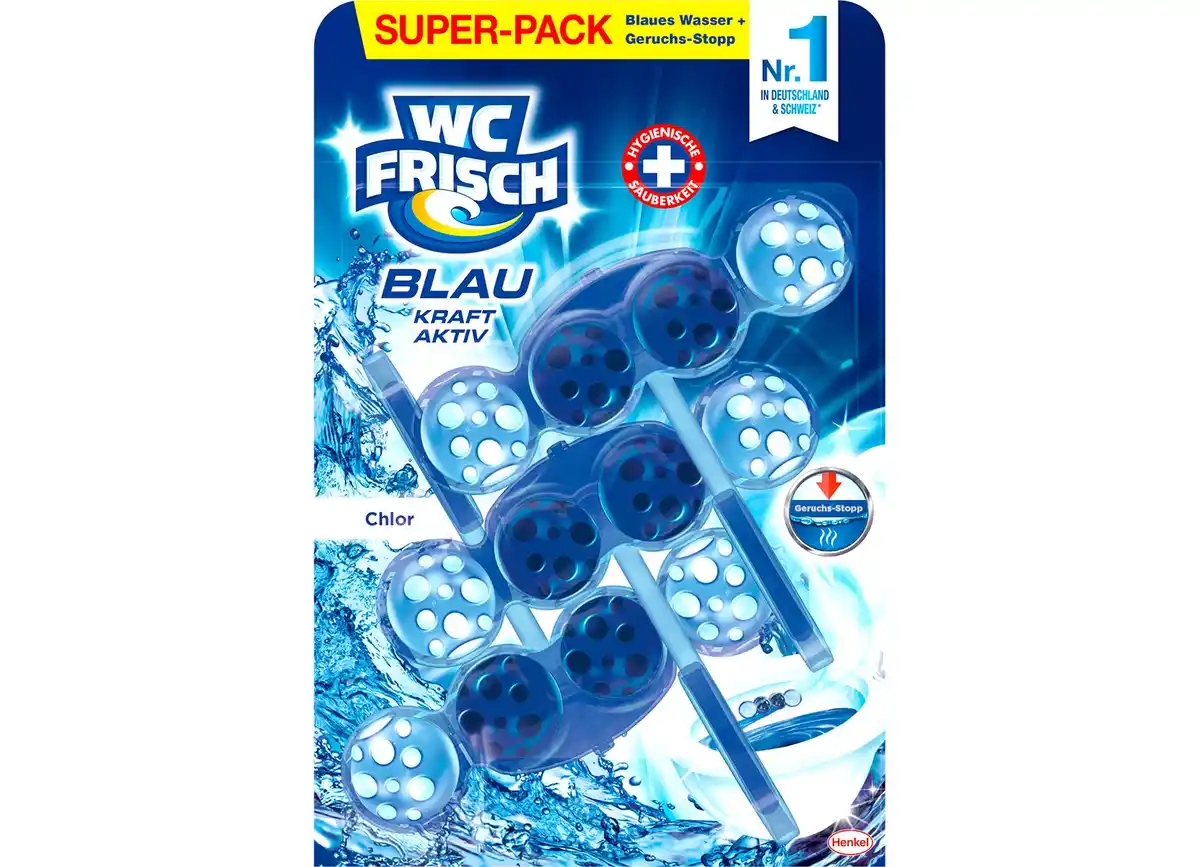 Bild 1 von WC Frisch Blau Kraft-Aktiv Duftspüler