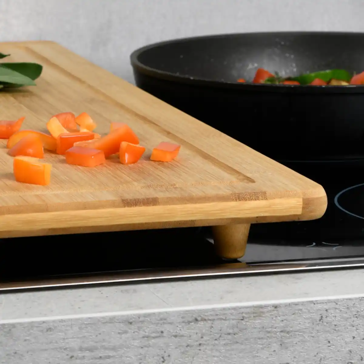 Bild 4 von Herdabdeckplatte, love, Bambus