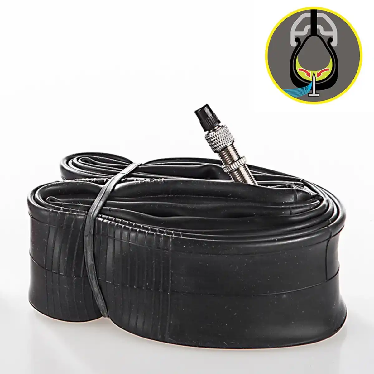 Bild 2 von pannensicherer Fahrradschlauch, 26", Autoventil